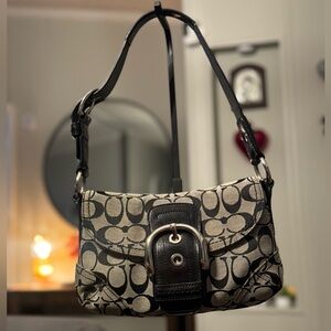 Coach 2007 SoHo in canvas with black leather